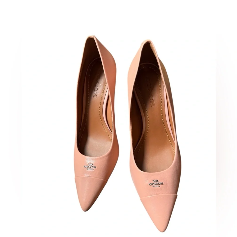 Coach Women's Blush Leather Heels